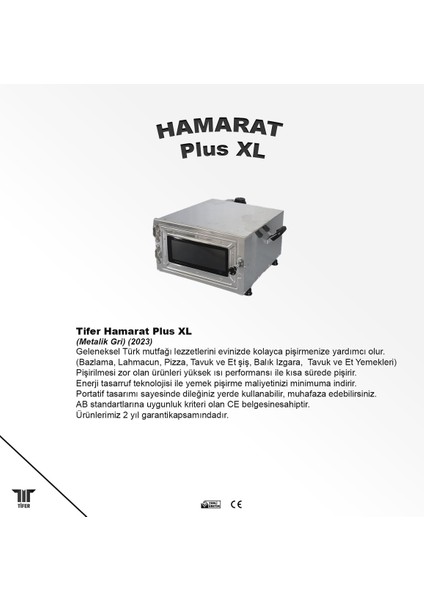 Hamarat Plus Xl (Bazlama, Lahmacun, Pizza Fırını)