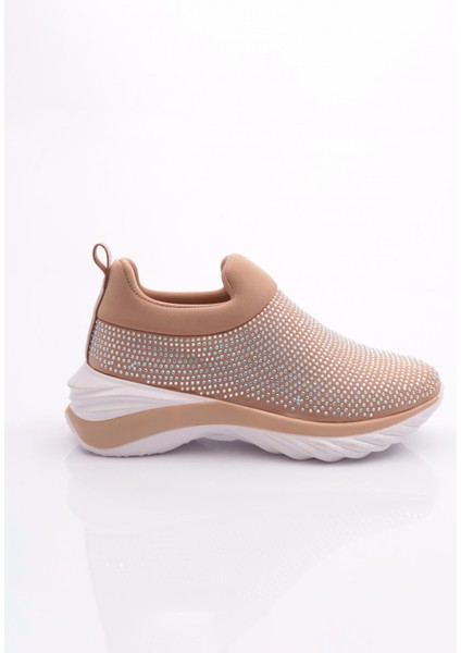 730 Kadin Kalin Taban Bağcikli Sneaker Ayakkabı