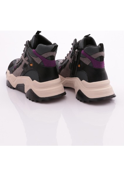6580 Kadin Kalin Taban Sneaker Ayakkabı