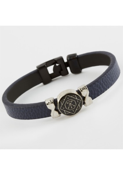 Yuvarlak Suni Deri Bileklik