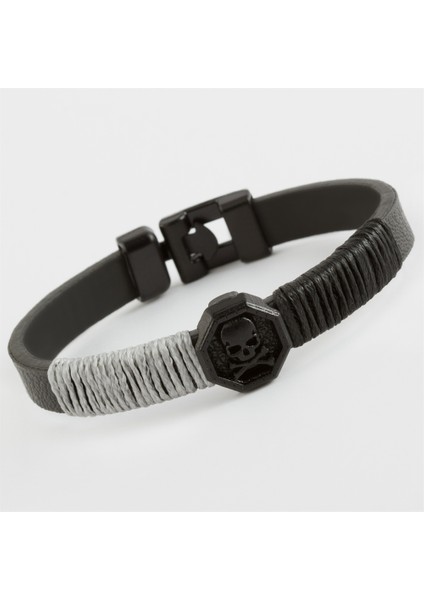 Kuru Kafa Suni Deri Bileklik