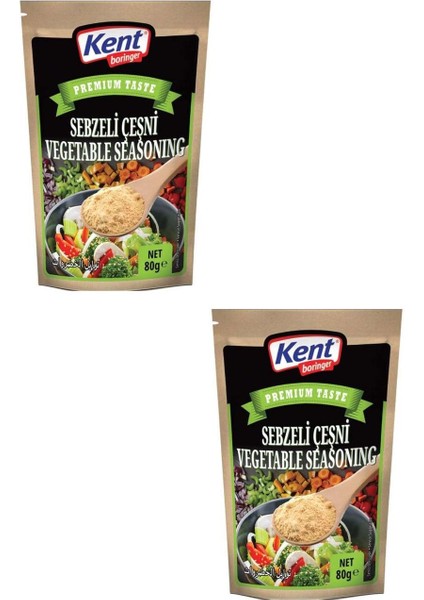 Kent Boringer Sebzeli Çeşni 80 gr  x 2