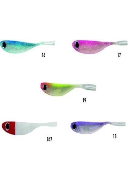 Sasi Japanese Lrf Shad W212 (5cm 8 Adet) Silikon Yem