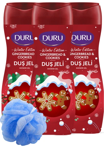 Winter Edition Gingerbread & Cookies Duş Jeli 3 x 450 ml Duş Lifi