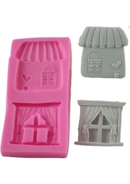 Ev ve Pencere Pano Süsü Silikon Kalıp K-1040