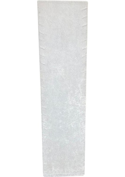 Kolye & Zincir Standı Ayaklı Gri Süet 40 cm