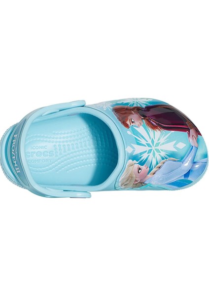 CS206804-4O9 Crocs Fldisneyfrozenııclog T &amp;ccedil;ocuk Terlik Mavi fırsatları