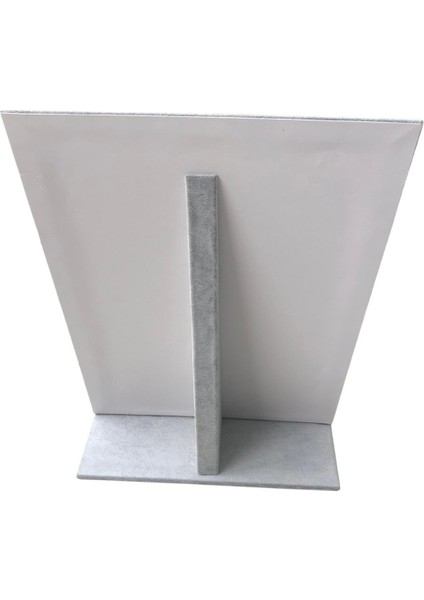 Ayaklı Kolye Zincir & Kolye Standı (22 Li)Gri (25X35 Cm)Dikey