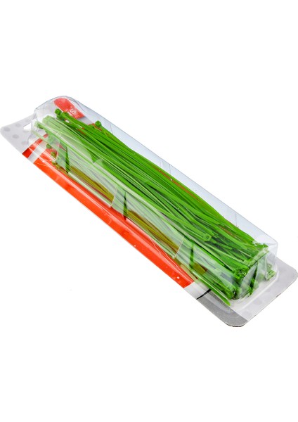 Kablo Bağı Cırt Kelepçe 200 mm x 2.5 mm Yeşil 100 Adet