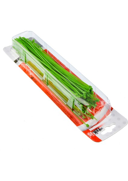 Kablo Bağı Cırt Kelepçe 200 mm x 2.5 mm Yeşil 100 Adet