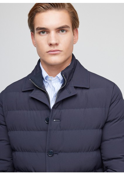 Lacivert Erkek Mont BBFW23MJC015 modelleri