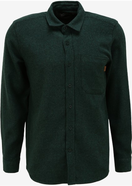 Regular Fit Zümrüt Yeşili Erkek Gömlek 241 Lcm 241056 Harold Zumrut