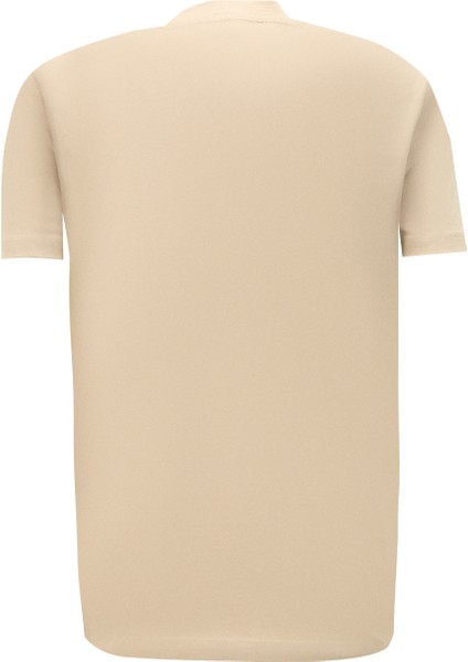 Bisiklet Yaka Bej Erkek T-Shirt UMA23140TS fiyatları