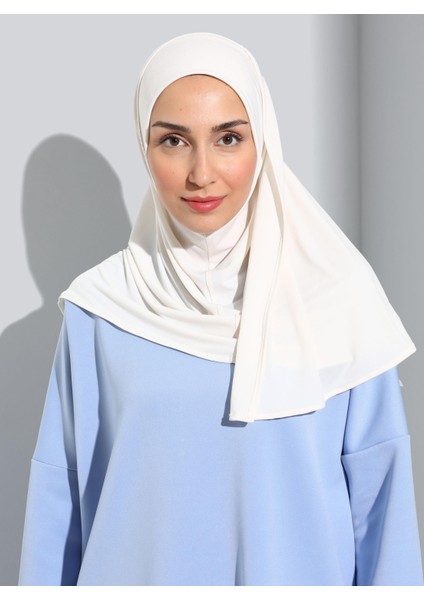 ST500-SANDY Türban Şal 05 Krem- Krem - Ecardin modelleri