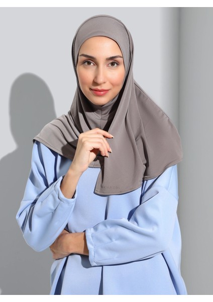 ST500-SANDY Türban Şal 09 Koyu Vizyon- Koyu Vizon - Ecardin modelleri