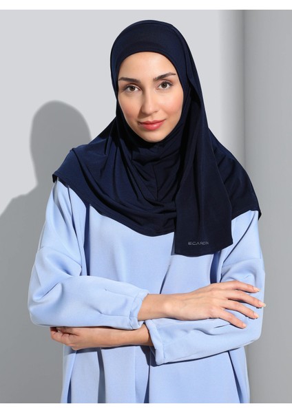 ST500-SANDY Türban Şal 03 Lacivert - Lacivert- Ecardin modelleri