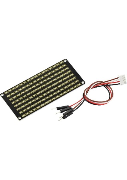 8x16 LED Nokta Matrix Modülü + PH 2.54 Konnektör + 4 Pin Kablo