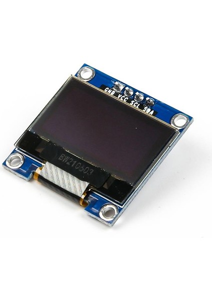 0.96 inç 4 Pinli I2C OLED LCD Modülü (Mavi)