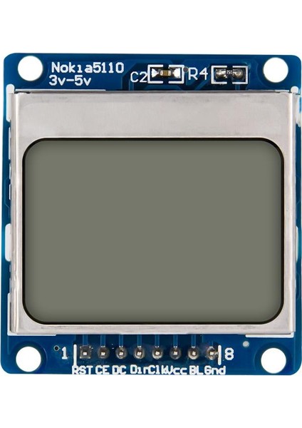 Nokia 5110 84x48 LCD Ekran (Mavi Arka Işıklı) modelleri