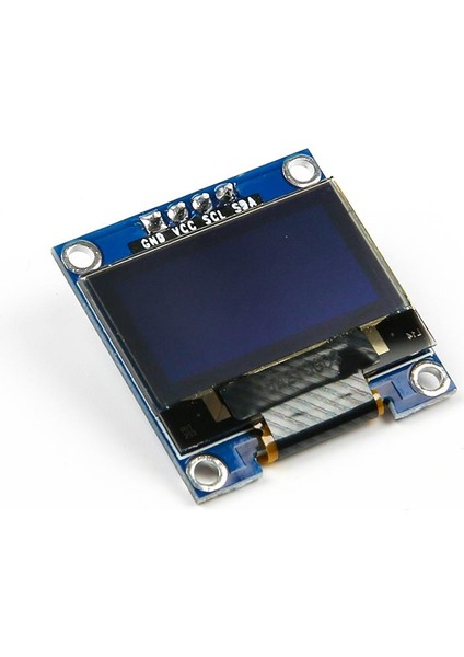 0.96 inç 4 Pinli I2C OLED LCD Modülü (Mavi)