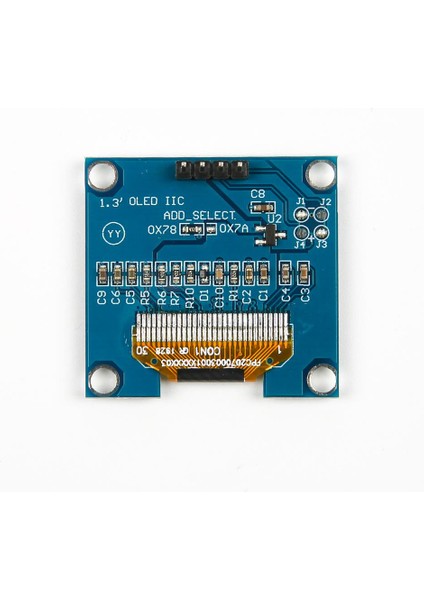 1.3 inç 4 Pinli SPI İletişimli OLED LCD Modülü
