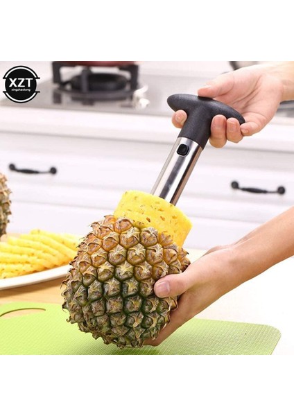 Yeşil Ananas Tart Dilimleme Paslanmaz Çelik Ananas Tart Soyucu Kesici Kolay Meyve Parer Kesici Aracı Mutfak Restoran Aletleri (Yurt Dışından) modelleri