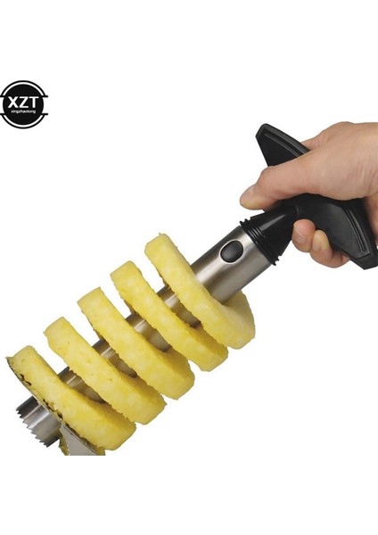 Yeşil Ananas Tart Dilimleme Paslanmaz Çelik Ananas Tart Soyucu Kesici Kolay Meyve Parer Kesici Aracı Mutfak Restoran Aletleri (Yurt Dışından) fırsatları