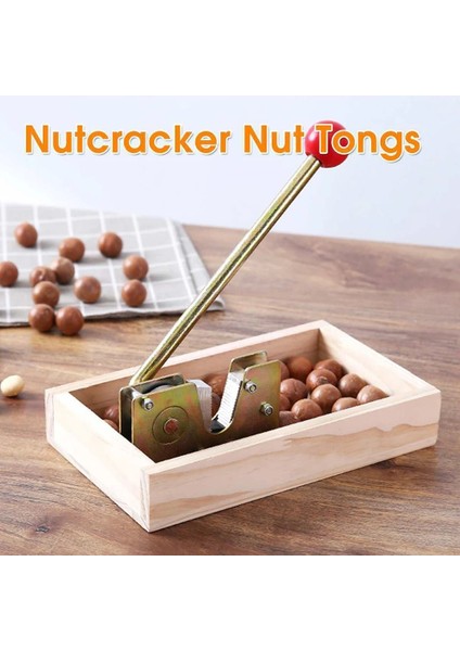 Fındıkkıran Fındık Cımbız Mutfak Ağır Macadamia Açacağı Soyma Makinesi Metal Kolu Fındık Açacağı Fındık Badem (Yurt Dışından)