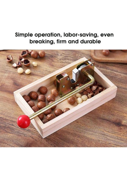 Fındıkkıran Fındık Cımbız Mutfak Ağır Macadamia Açacağı Soyma Makinesi Metal Kolu Fındık Açacağı Fındık Badem (Yurt Dışından)