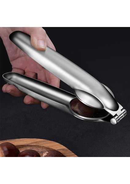 03 304 Paslanmaz Çelik Kestane Makinesi 2-In-1 Kestane Fındık Kesici Ceviz Pense Fındık Kraker Sheller Kestane Açacağı Mutfak Aletleri (Yurt Dışından) fırsatları