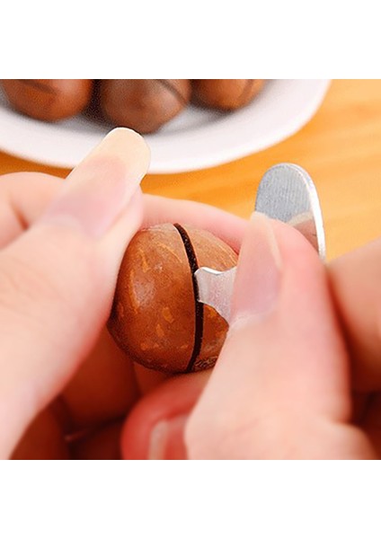 Kabuk Açıcı 4 Adet Cokytoop 1-4 Adet/takım Mini Fındık Kraker Paslanmaz Çelik Macadamia Ceviz Açacağı Taşınabilir Kamp Mutfak Aksesuarları Somun Araçları (Yurt Dışından)