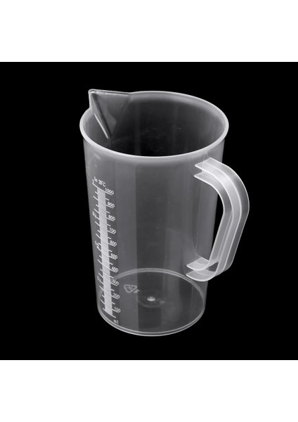 Şeffaf D Mutfak Pişirme Ölçme Kabı Süt Sıvı Un Dereceli Ölçü Sürahisi Anti Sızıntı Plastik Su Dökün Bira Sürahi Kapaklı/kapaksız (Yurt Dışından)