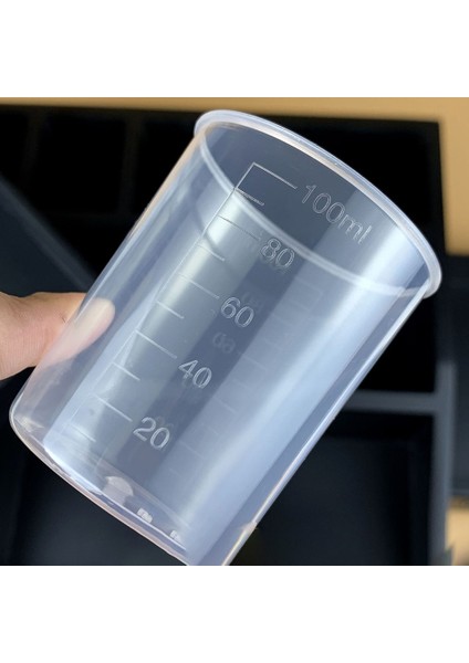 100 ml Plastik Silikon Mezun Ölçüm Reçine Epoksi Karıştırma Aracı Yapımı Karıştırma Aracı Konteyner Bardak Şeffaf Sıvı 10 Adet Bardak (Yurt Dışından) modelleri