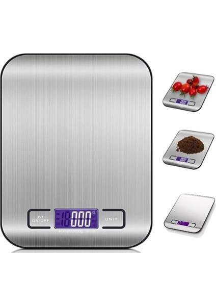 Siyah 10KG 5/10KG Mutfak Terazisi Paslanmaz Çelik Taşınabilir Gıda Terazisi LED Elektronik Terazi Takı Pişirme Ağırlığı Dijital Terazi (Yurt Dışından) modelleri