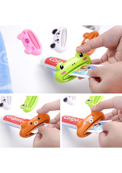 Pembe Mutfak Aksesuarları Banyo Çok Fonksiyonlu Alet Karikatür Diş Macunu Sıkacağı Mutfak Gadget Faydalı Ev Aletleri Banyo Dekor-S (Yurt Dışından) modelleri