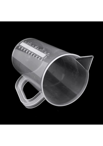 Şeffaf D Mutfak Pişirme Ölçme Kabı Süt Sıvı Un Dereceli Ölçü Sürahisi Anti Sızıntı Plastik Su Dökün Bira Sürahi Kapaklı/kapaksız (Yurt Dışından)