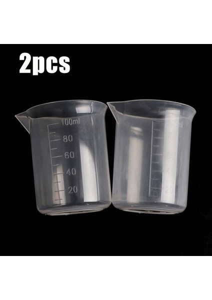 2 Adet 100 ml 10 Adet 30 ml Ilaç Ölçüm Ölçü Bardak Beyaz Kapaklı Kapaklı Şeffaf Konteyner Şeffaf Mezun Ölçüm Kabı Sıvı Tutucu (Yurt Dışından)
