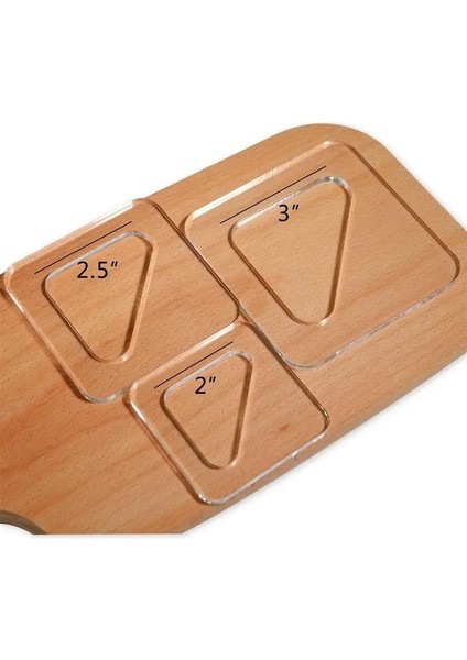 Stil 3 Akrilik Kesme Şablonu Şeffaf Saplı Kesme Tahtası Yönlendirici Şablonları Ağaç Işleme Izleme Şablonları Kesim Kılavuzu Araçları 3 Stil (Yurt Dışından) indirimleri