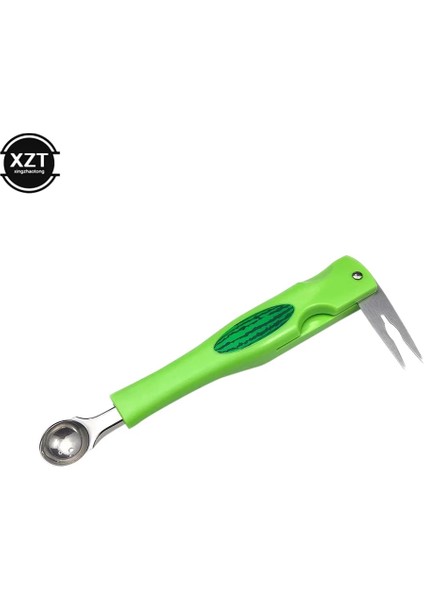 Yeşil Yenı Karpuz Splitter Kavun Ballers ve Meyve Kepçe Seti Paslanmaz Çelik Karpuz Kesici Meyve Oyma Araçları Kokteyl Kaşığı (Yurt Dışından) indirimleri