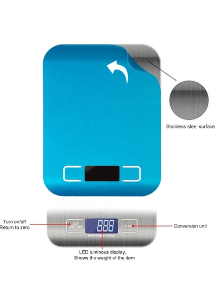 5KGX1G Mutfak Terazisi Dijital Denge Hassas Takı Ağırlık Elektronik Mutfak Hassas Akıllı Terazi Mutfak Aletleri (Yurt Dışından) indirimleri