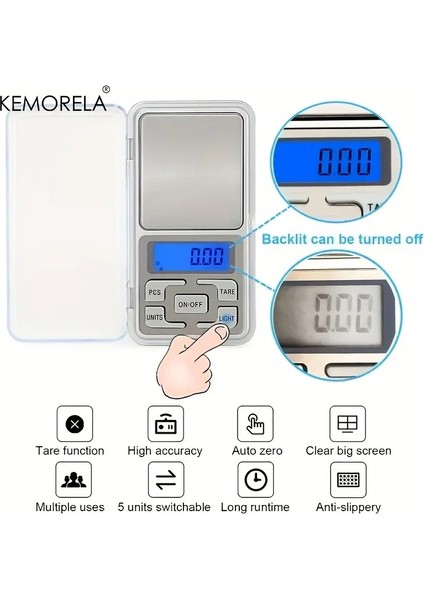 Bir Kemorela 1 Adet 500G Mini Cep Dijital Terazi Yüksek Hassasiyetli Elektronik Tartı Takı Için Altın Gümüş Dengesi (Yurt Dışından) indirimleri