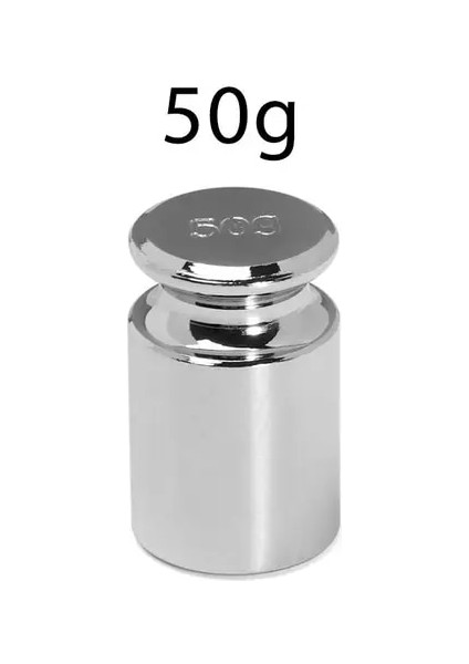 50G Gram Ağırlık Ölçüm Terazisi Ağırlık Setleri Doğru Kalibrasyon Seti Tartı Terazileri Krom Kaplama (Yurt Dışından)