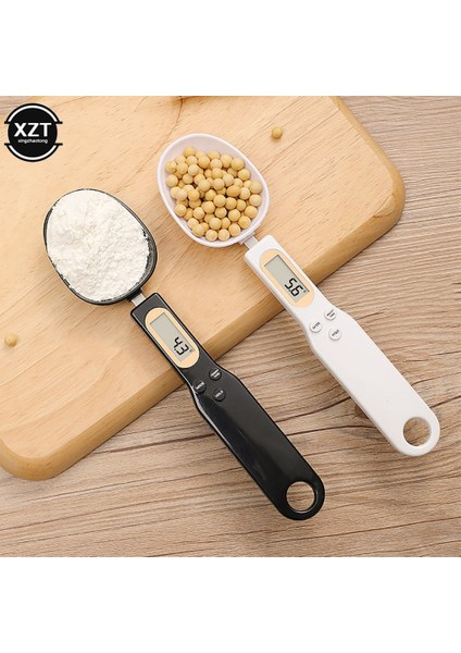 Siyah 500G/0.5G Taşınabilir LCD Dijital Mutfak Terazisi Ölçüm Kaşığı Kahve Şeker Gram Elektronik Kaşık Ağırlık Volumn Gıda Ölçeği Yeni (Yurt Dışından) modelleri