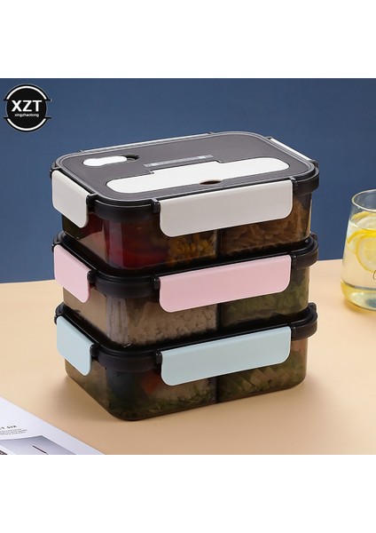 Bej 1500 ml Taşınabilir Yemek Kabı Çocuklar Için Gıda Konteyner Depolama Yalıtımlı Yemek Kabı Bento Kutusu Japon Aperatif Kutusu Kahvaltı Kutuları (Yurt Dışından)