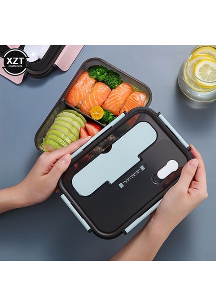 Bej 1500 ml Taşınabilir Yemek Kabı Çocuklar Için Gıda Konteyner Depolama Yalıtımlı Yemek Kabı Bento Kutusu Japon Aperatif Kutusu Kahvaltı Kutuları (Yurt Dışından)