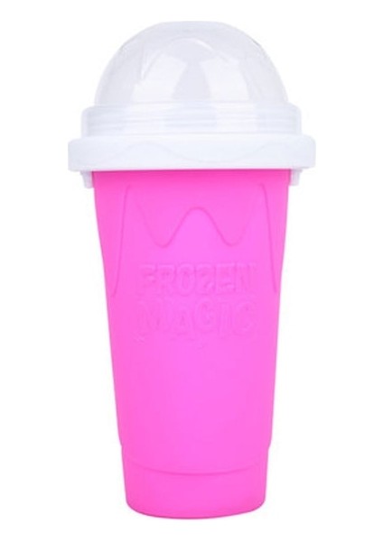Roseo Smoothies Kupası Dondurma Makinesi Hızlı Dondurulmuş Silikon Sıkma Fincan Dıy Milkshake Şişe Slushy Maker Şişe Bardak Yaz Soğutma Fincan (Yurt Dışından)