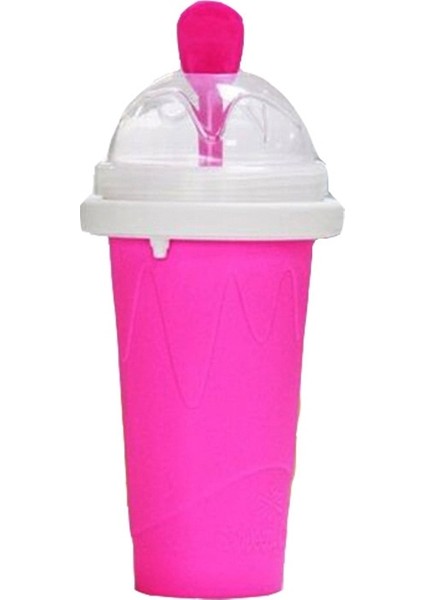 Roseo Smoothies Kupası Dondurma Makinesi Hızlı Dondurulmuş Silikon Sıkma Fincan Dıy Milkshake Şişe Slushy Maker Şişe Bardak Yaz Soğutma Fincan (Yurt Dışından)