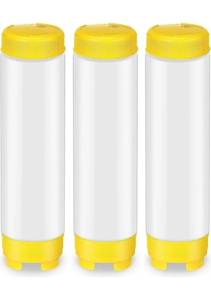 Sarı Plastik Sıkma Şişe 16OZ Doldurulabilir Ucu Büyük Vana Dağıtıcı Çeşni Soslar Ketçap (Yurt Dışından) fiyatları