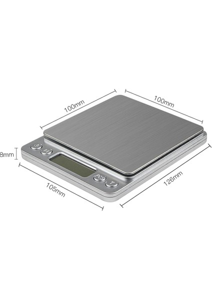 A-0.5kg x 0.01G 0.1-0.5kg Ev Mutfak Terazisi Elektronik Kahve Gıda Terazileri Diyet Terazi Ölçme Aracı Ince LCD Dijital Elektronik Tartı (Yurt Dışından) fırsatları