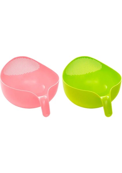 Pembe Pirinç Yıkama Kasesi Evrensel Ev Mutfak Gadget Örgü Filtrasyon Sepetleri Sebze Yıkama Süzgeci Meyve Temizleme Sepeti Pembe (Yurt Dışından) fiyatları